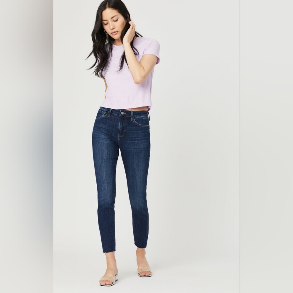 Mavi Designer Alissa Cropped High Rise Skinny Jeans
